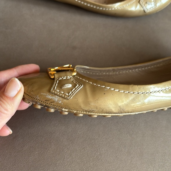 Vintage Louis Vuitton Vernis Leather Flats 37 - Picture 9 of 15